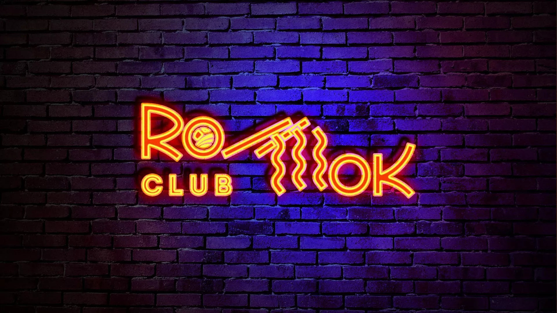 Разработка интерьерной вывески суши-бара «Roll Wok Club» в Первомайске